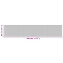 vidaXL négyszögletű sötétbarna bambusz szőnyeg 80 x 400 cm