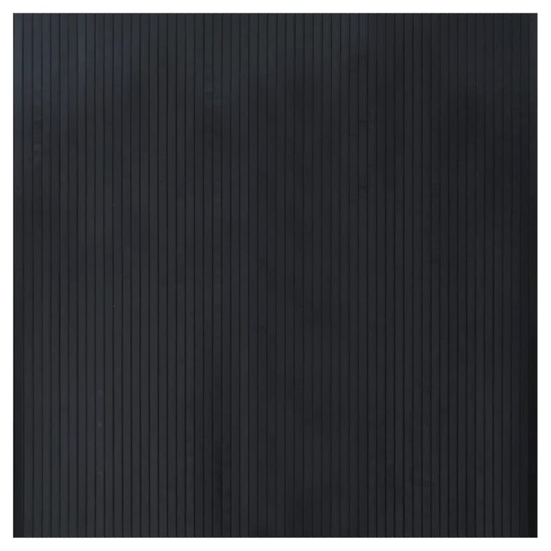 vidaXL négyszögletű fekete bambusz szőnyeg 100 x 100 cm