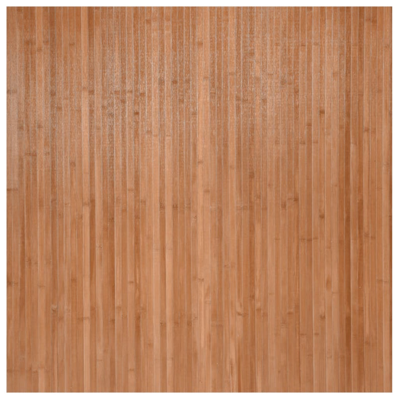 vidaXL négyszögletű természetes bambusz szőnyeg 100 x 100 cm