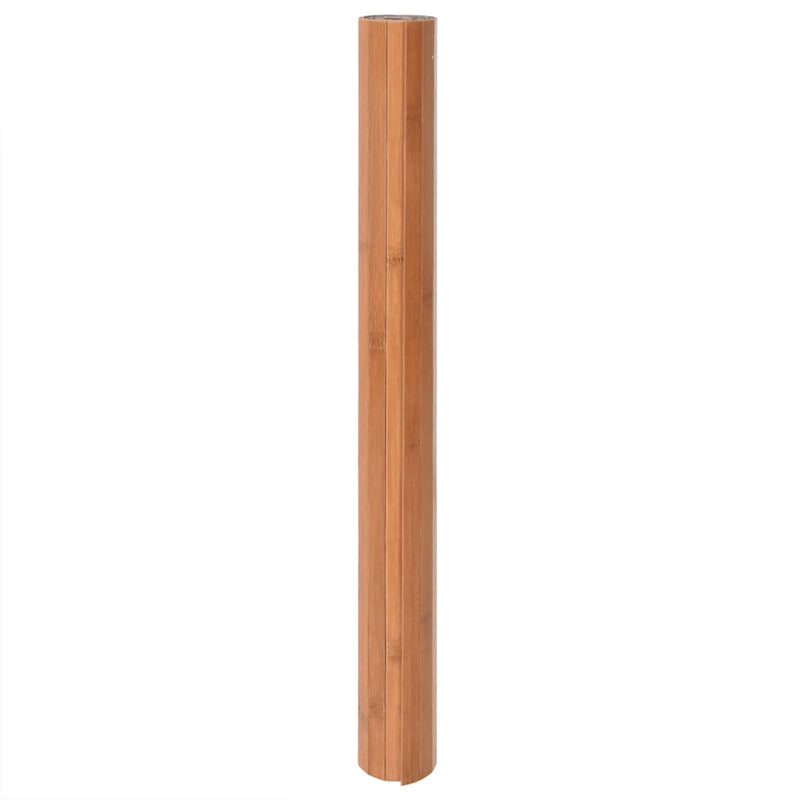 vidaXL négyszögletű természetes bambusz szőnyeg 100 x 100 cm