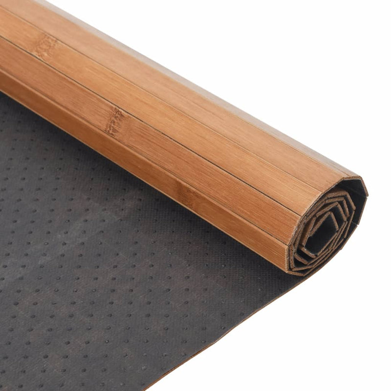 vidaXL négyszögletű természetes bambusz szőnyeg 100 x 100 cm