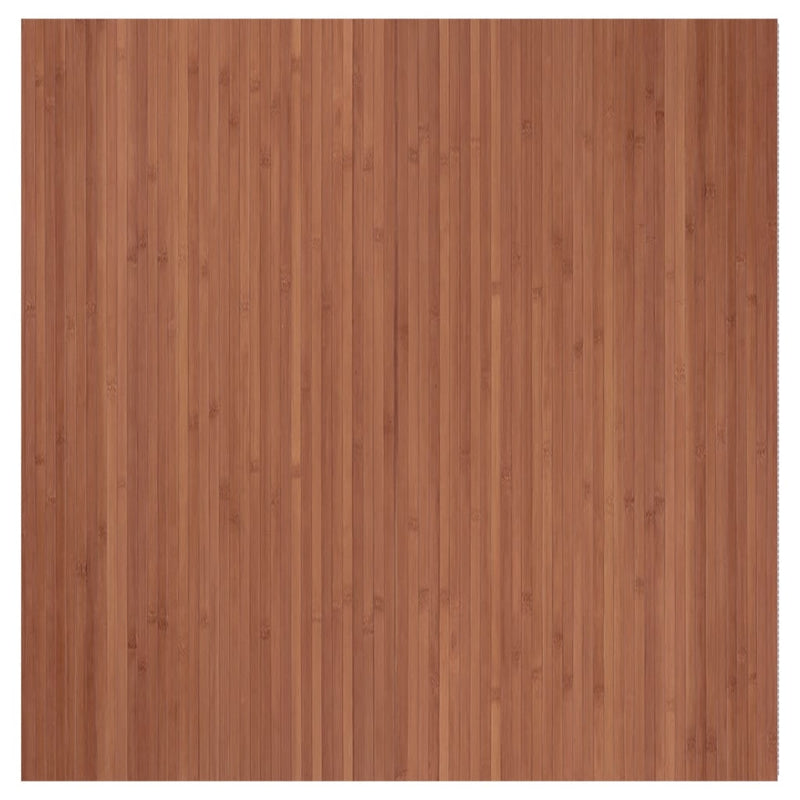 vidaXL négyszögletű barna bambusz szőnyeg 100 x 100 cm