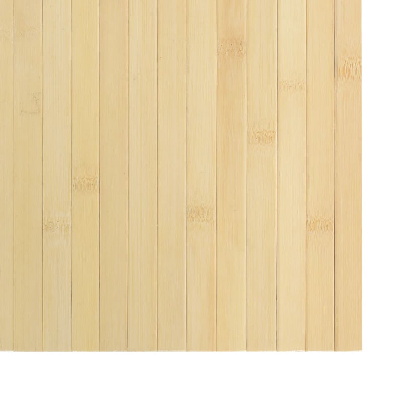 vidaXL négyszögletű világos természetes bambusz szőnyeg 100 x 100 cm
