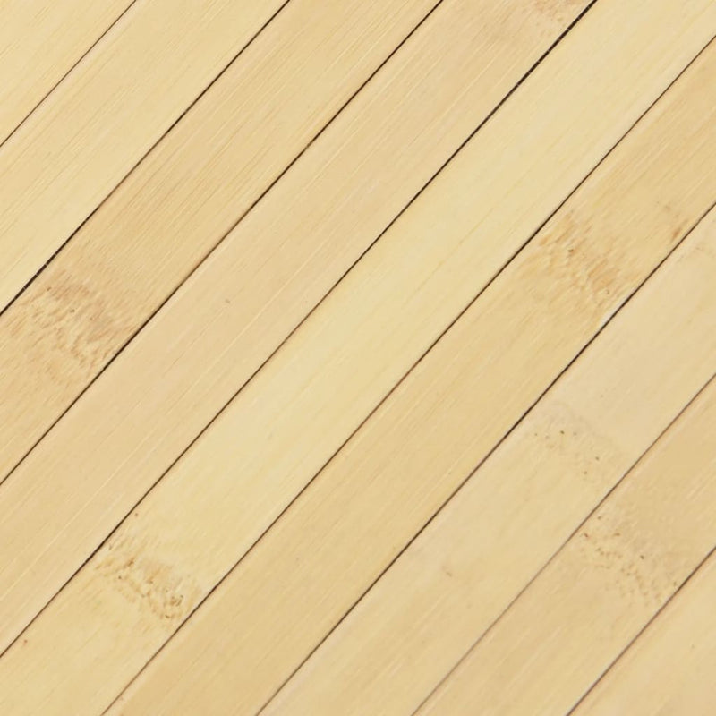 vidaXL négyszögletű világos természetes bambusz szőnyeg 100 x 100 cm
