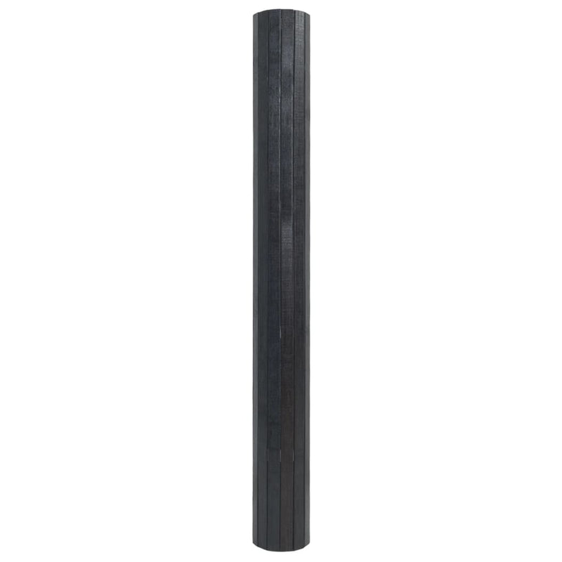 vidaXL négyszögletű szürke bambusz szőnyeg 100 x 100 cm