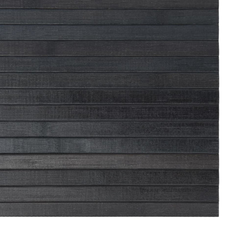vidaXL négyszögletű szürke bambusz szőnyeg 100 x 100 cm