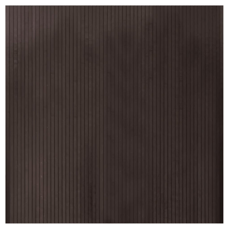 vidaXL négyszögletű sötétbarna bambusz szőnyeg 100 x 100 cm