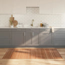 vidaXL négyszögletű természetes bambusz szőnyeg 100 x 200 cm