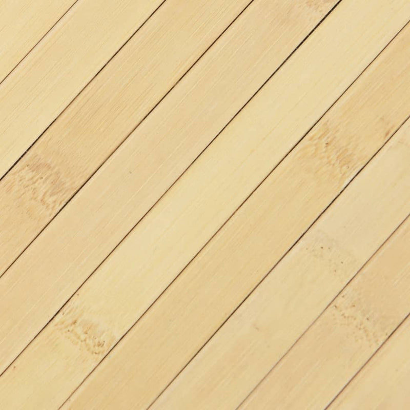 vidaXL négyszögletű világos természetes bambusz szőnyeg 100 x 300 cm