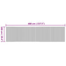 vidaXL négyszögletű természetes bambusz szőnyeg 100 x 400 cm