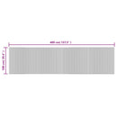 vidaXL négyszögletű barna bambusz szőnyeg 100 x 400 cm
