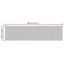 vidaXL négyszögletű sötétbarna bambusz szőnyeg 100 x 400 cm