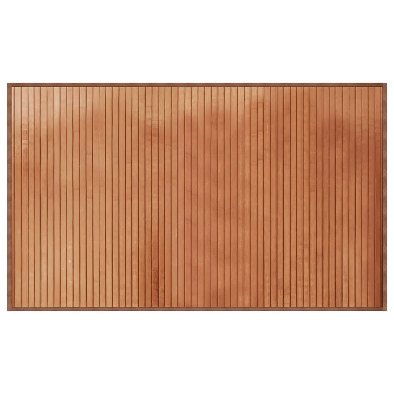 vidaXL négyszögletű barna bambusz szőnyeg 60 x 100 cm