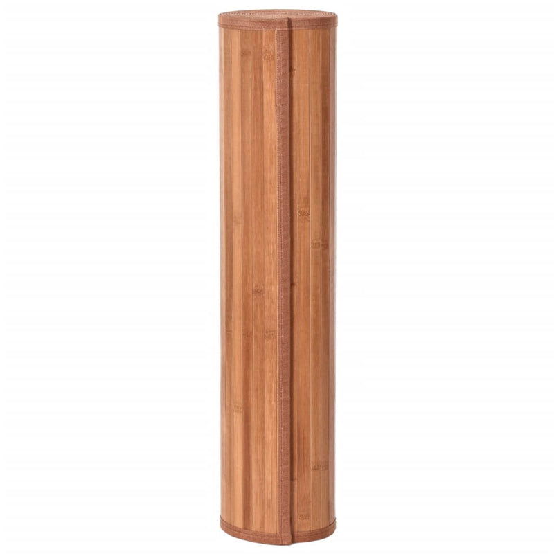 vidaXL négyszögletű barna bambusz szőnyeg 60 x 100 cm