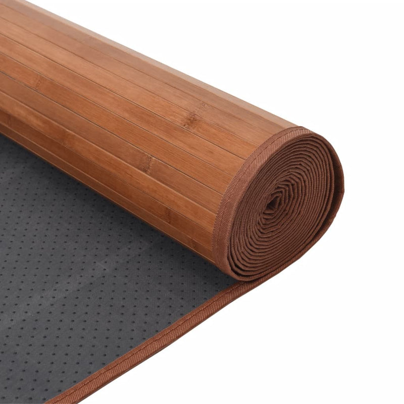vidaXL négyszögletű barna bambusz szőnyeg 60 x 100 cm