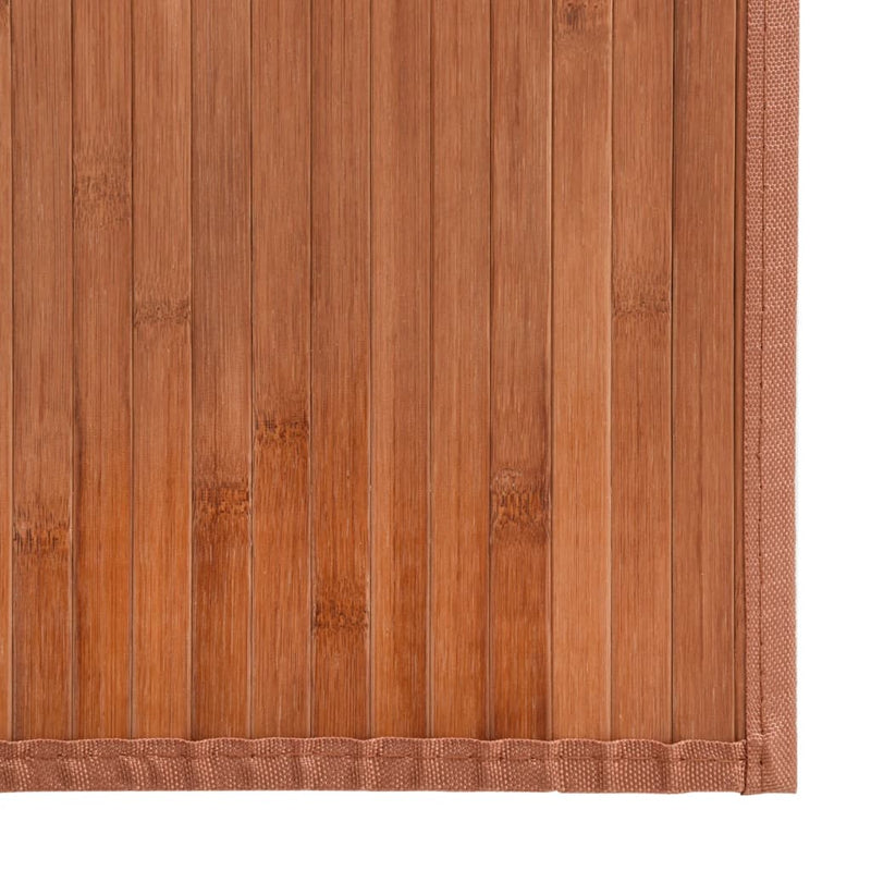 vidaXL négyszögletű barna bambusz szőnyeg 60 x 100 cm