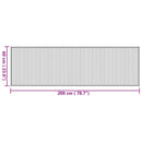 vidaXL négyszögletű természetes bambusz szőnyeg 60 x 200 cm