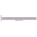 vidaXL négyszögletű sötétbarna bambusz szőnyeg 60 x 1000 cm