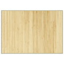 vidaXL négyszögletű világos természetes bambusz szőnyeg 70 x 100 cm