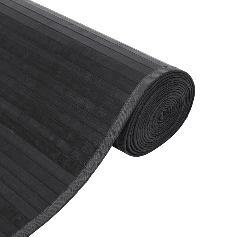 vidaXL négyszögletű szürke bambusz szőnyeg 70 x 100 cm