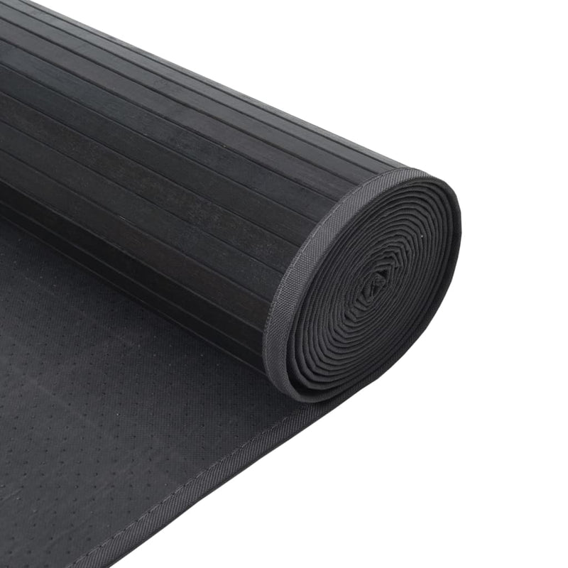 vidaXL négyszögletű szürke bambusz szőnyeg 70 x 100 cm