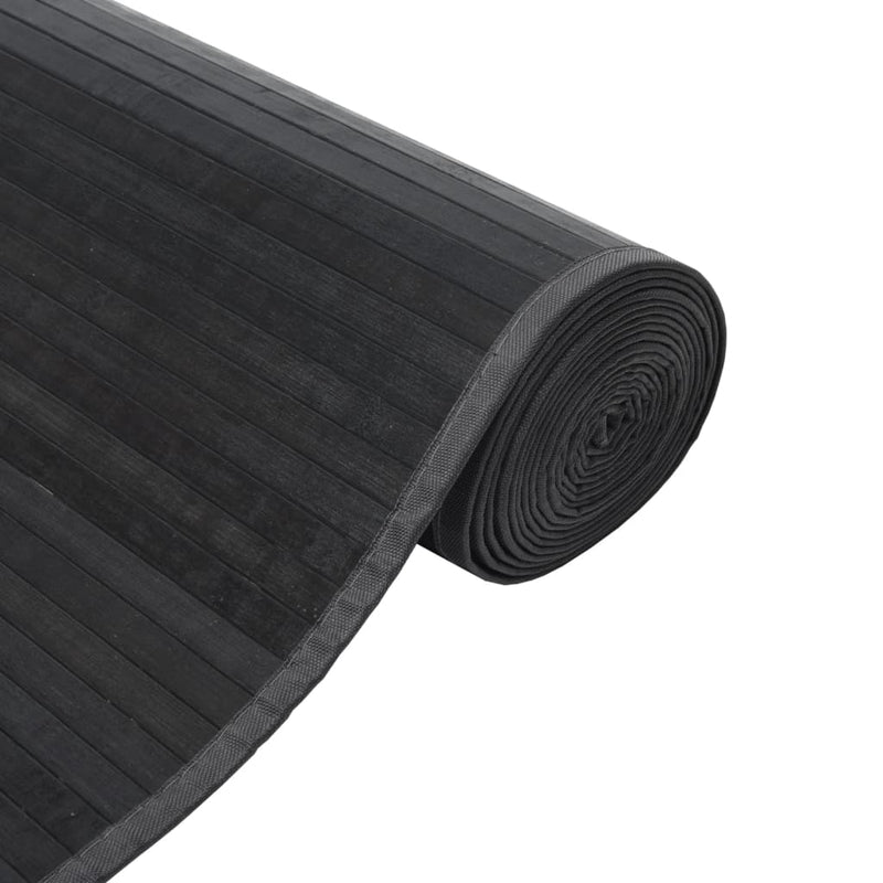 vidaXL négyszögletű szürke bambusz szőnyeg 70 x 300 cm