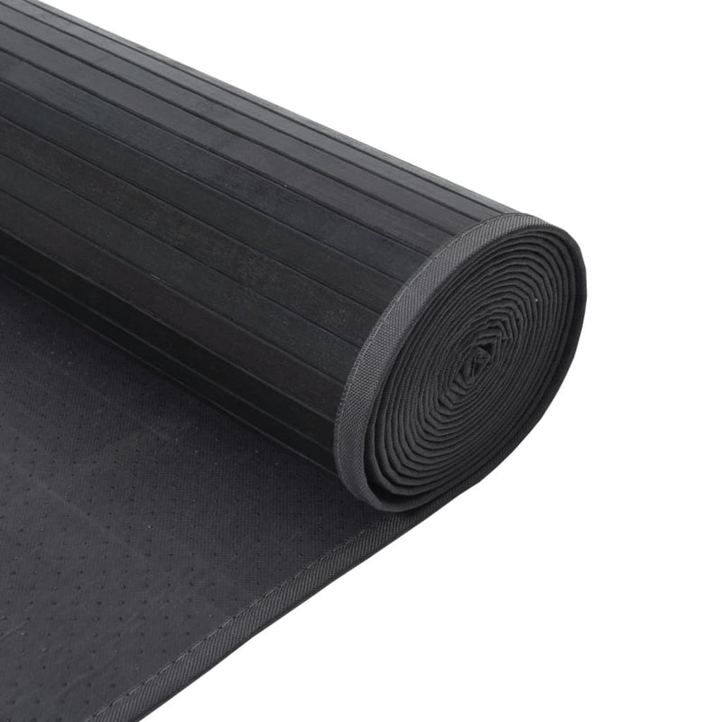 vidaXL négyszögletű szürke bambusz szőnyeg 70 x 300 cm