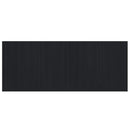 vidaXL négyszögletű fekete bambusz szőnyeg 80 x 200 cm