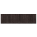 vidaXL négyszögletű sötétbarna bambusz szőnyeg 80 x 300 cm