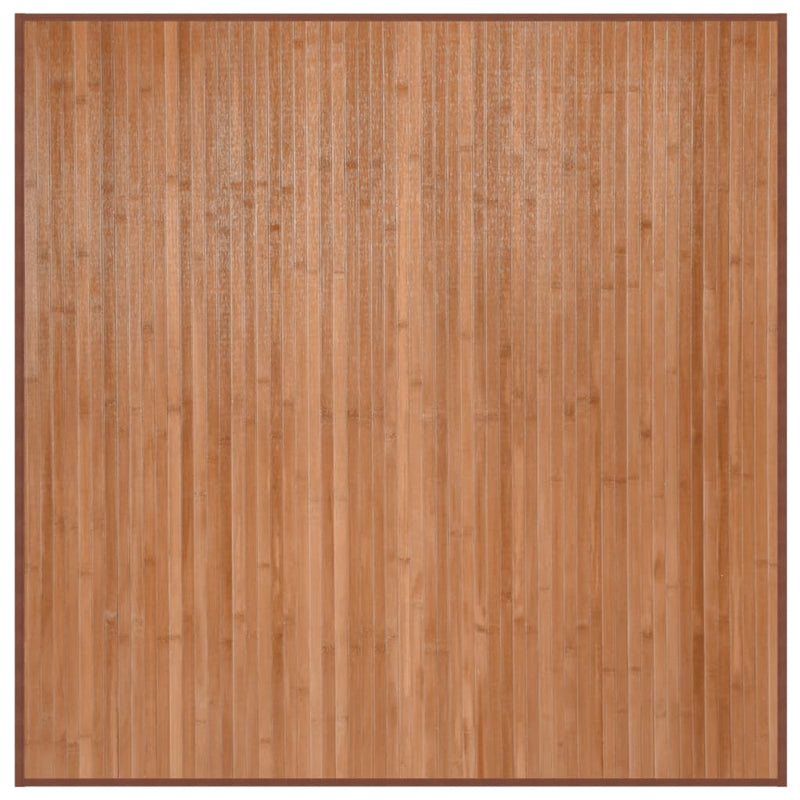 vidaXL természetes bambusz négyzet alakú szőnyeg 100 x 100 cm