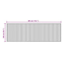 vidaXL négyszögletű barna bambusz szőnyeg 100 x 300 cm