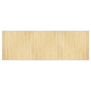 vidaXL négyszögletű világos természetes bambusz szőnyeg 100 x 300 cm