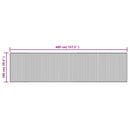 vidaXL négyszögletű világos természetes bambusz szőnyeg 100 x 400 cm