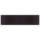 vidaXL négyszögletű sötétbarna bambusz szőnyeg 100 x 400 cm