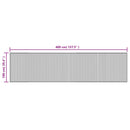 vidaXL négyszögletű sötétbarna bambusz szőnyeg 100 x 400 cm