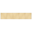 vidaXL négyszögletű világos természetes bambusz szőnyeg 100 x 1000 cm