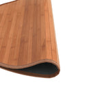 vidaXL kerek barna bambusz szőnyeg 60 cm