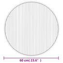 vidaXL kerek barna bambusz szőnyeg 60 cm