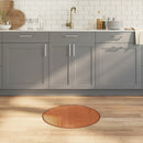 vidaXL kerek barna bambusz szőnyeg 60 cm