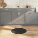 vidaXL kerek szürke bambusz szőnyeg 60 cm