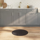 vidaXL kerek sötétbarna bambusz szőnyeg 60 cm