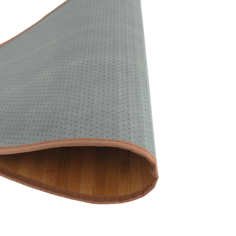 vidaXL kerek természetes bambusz szőnyeg 80 cm