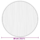 vidaXL kerek természetes bambusz szőnyeg 80 cm