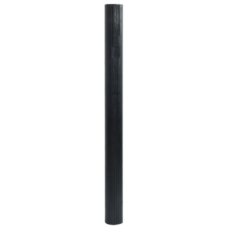 vidaXL fekete bambusz térelválasztó 165 x 400 cm