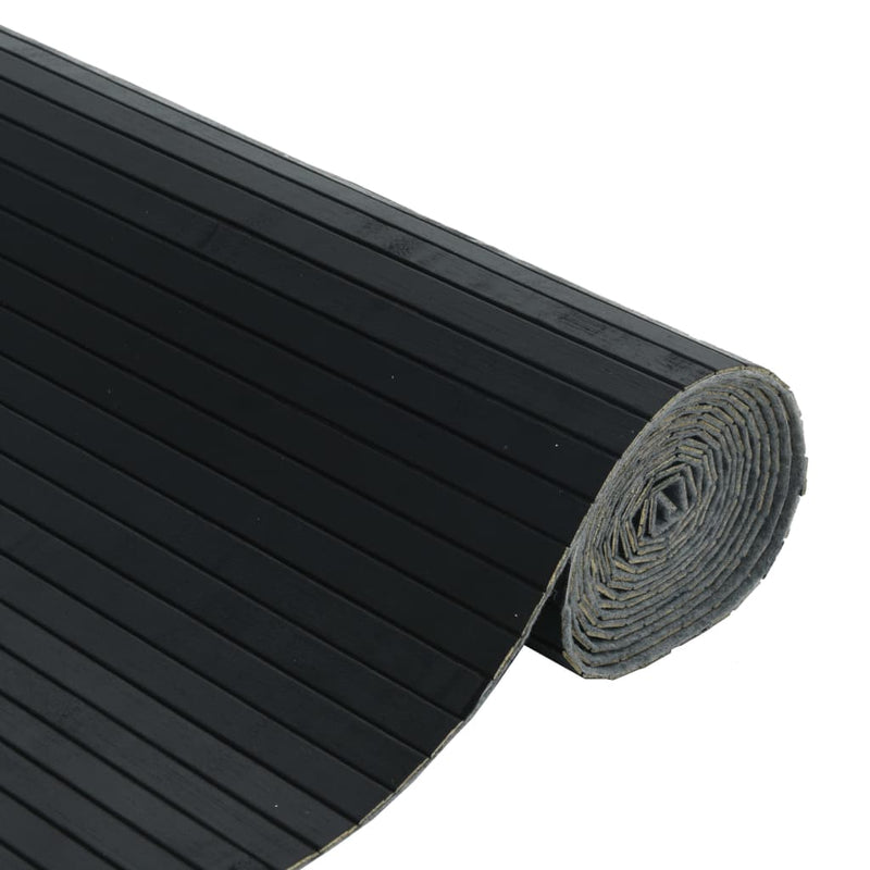vidaXL fekete bambusz térelválasztó 165 x 400 cm