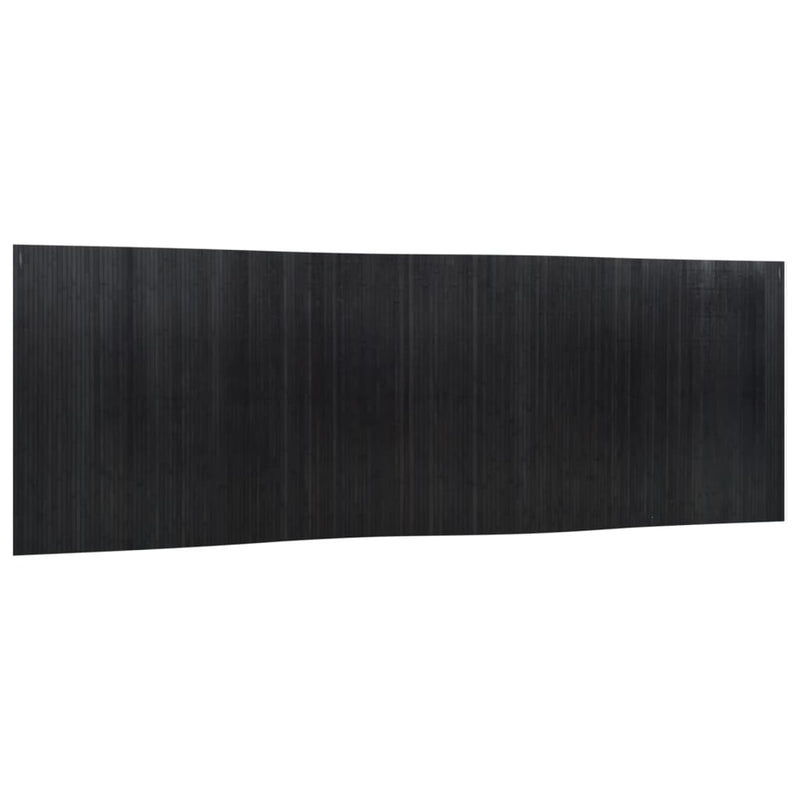 vidaXL fekete bambusz térelválasztó 165 x 600 cm