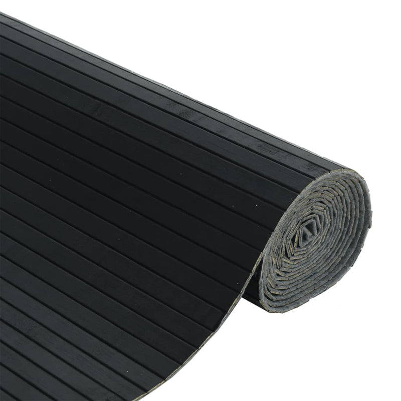 vidaXL fekete bambusz térelválasztó 165 x 600 cm