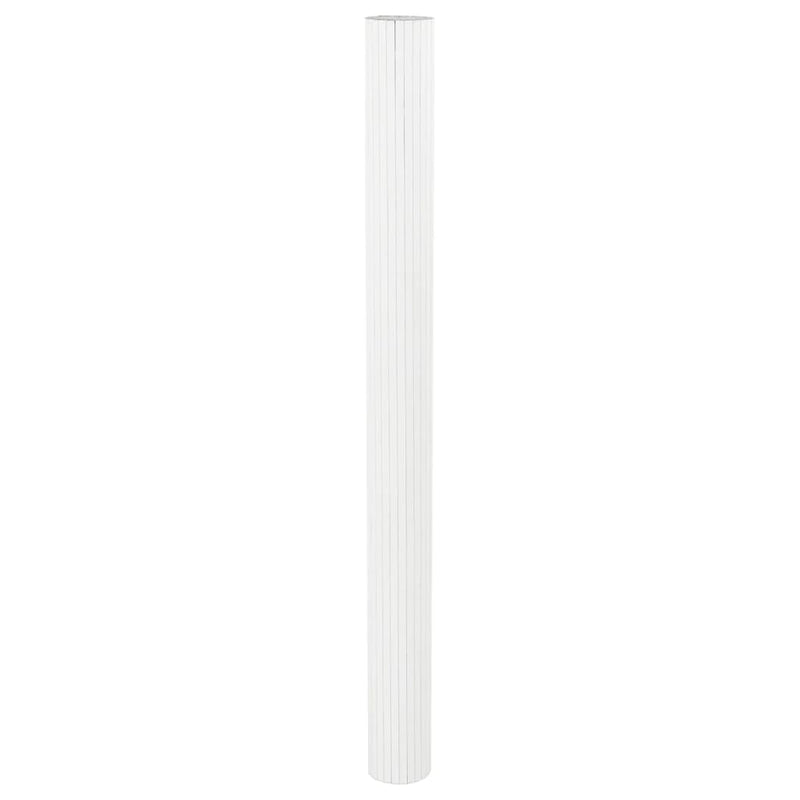vidaXL fehér bambusz térelválasztó 165 x 600 cm