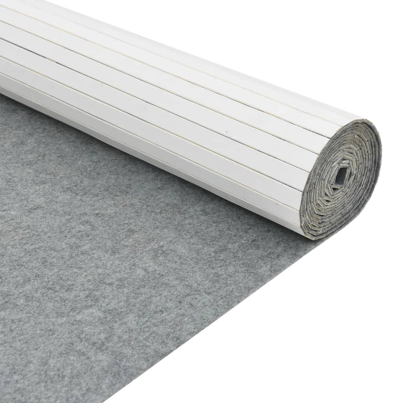 vidaXL fehér bambusz térelválasztó 165 x 800 cm