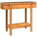 vidaXL tömör akácfa kerti magaságyás 90 x 30 x 75 cm
